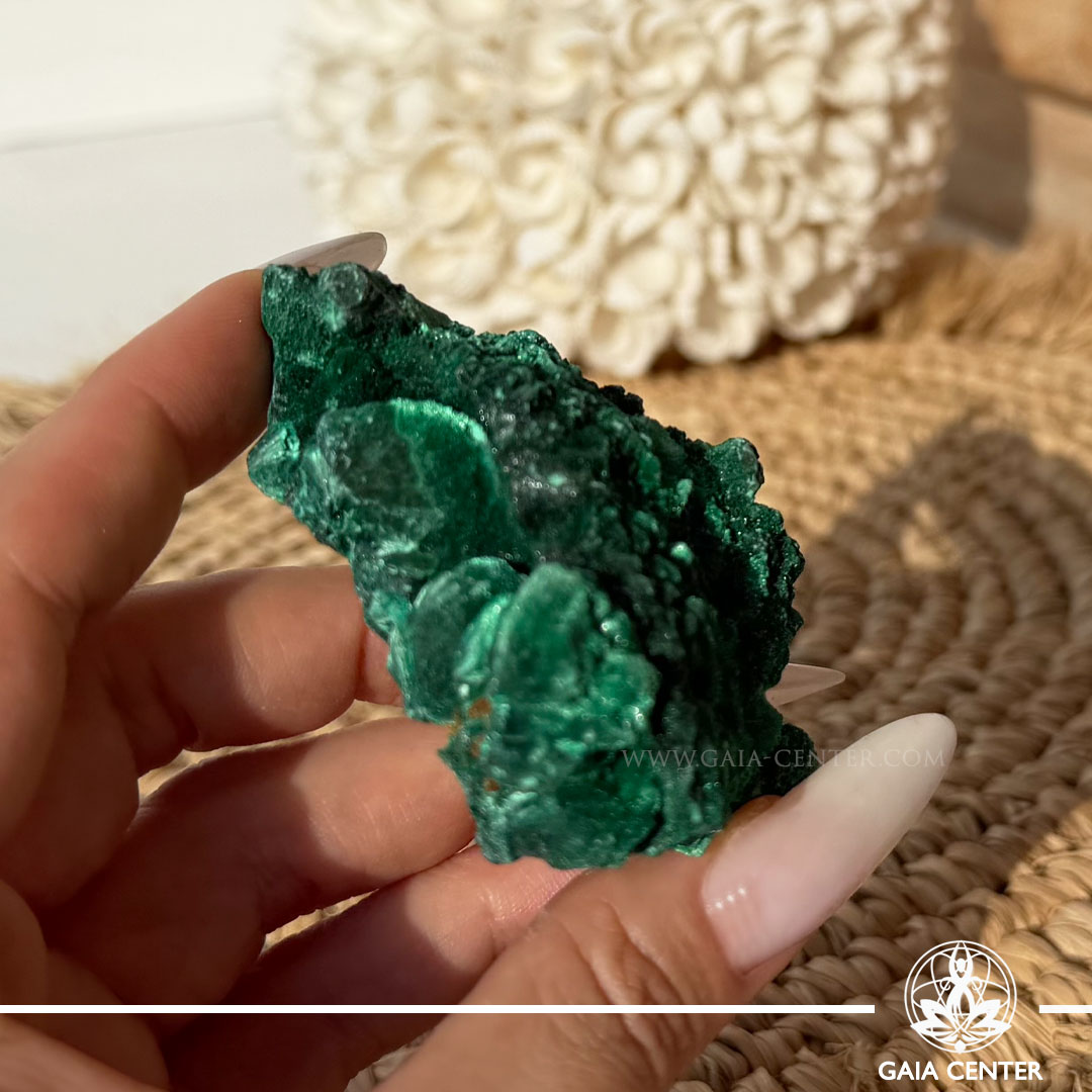 Fibrous Malachite Crystal from the Democratic Republic of the Congo