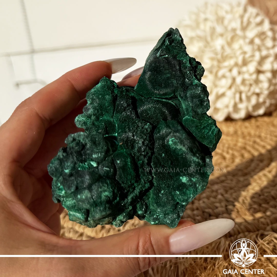 Fibrous Malachite Crystal from the Democratic Republic of the Congo