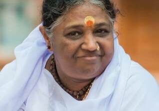 AMMA - Mātā Amritānandamayī - is an Indian Hindu spiritual leader, guru and humanitarian, who is revered as 'the hugging saint' by her followers