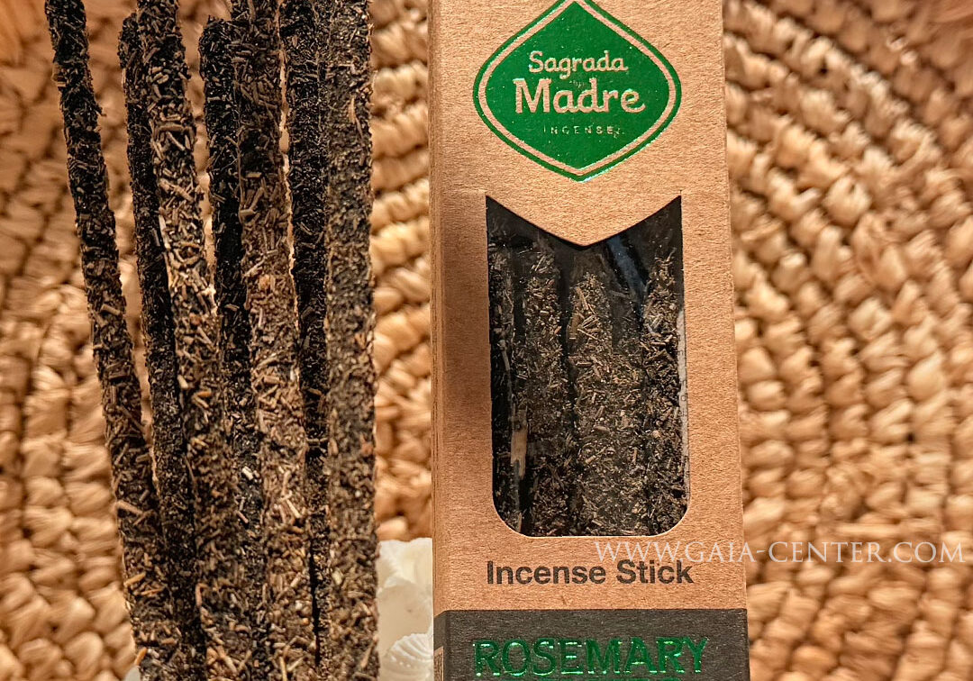 Natural Incense Sticks Rosemary + Rue + Ruda | Sagrada Madre – Shop Online at GAIA CENTER 